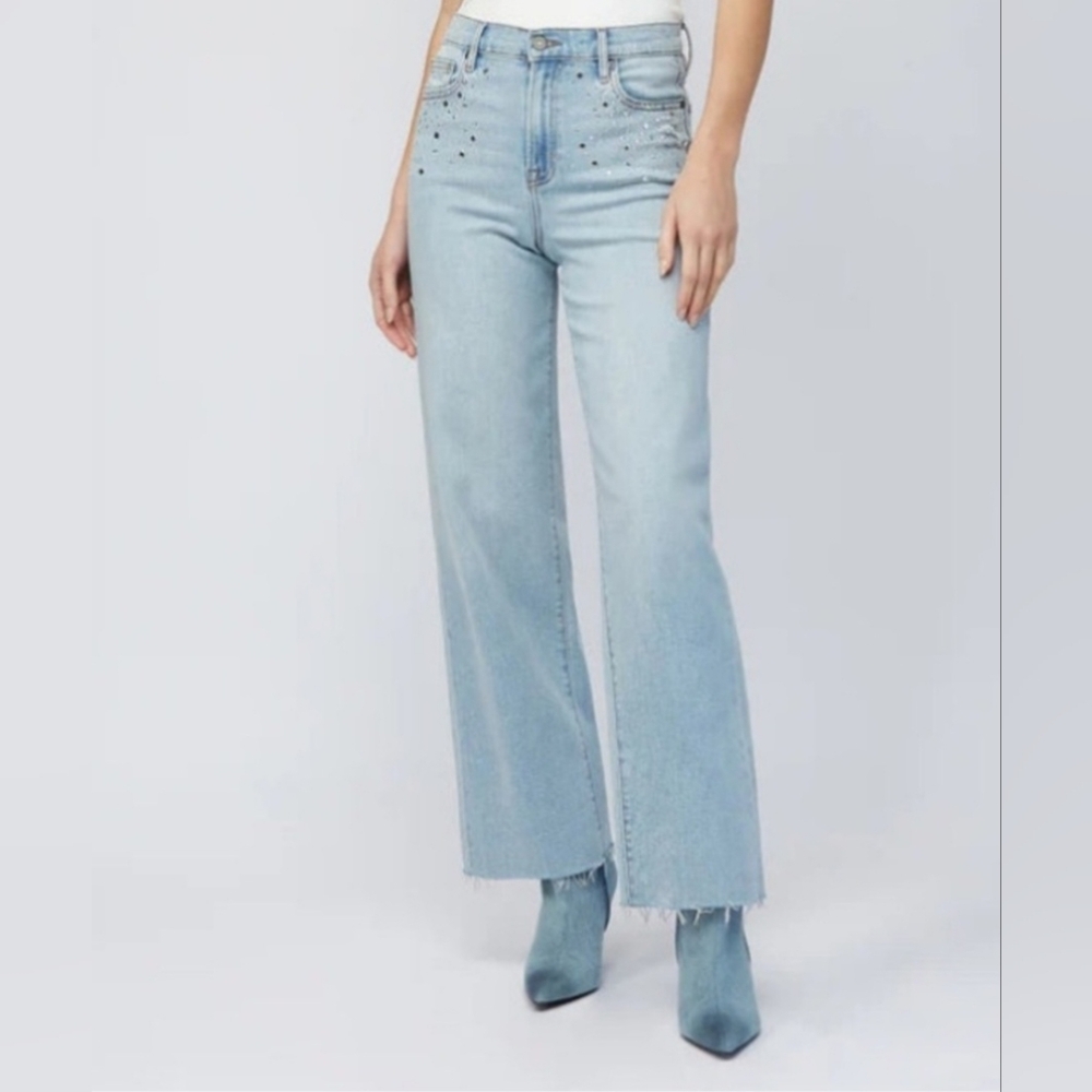 NWOT Anthropologie Hidden LOGAN size 31 Jeans Studded